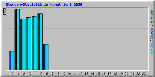 Stunden-Statistik im Monat Juni 2026
